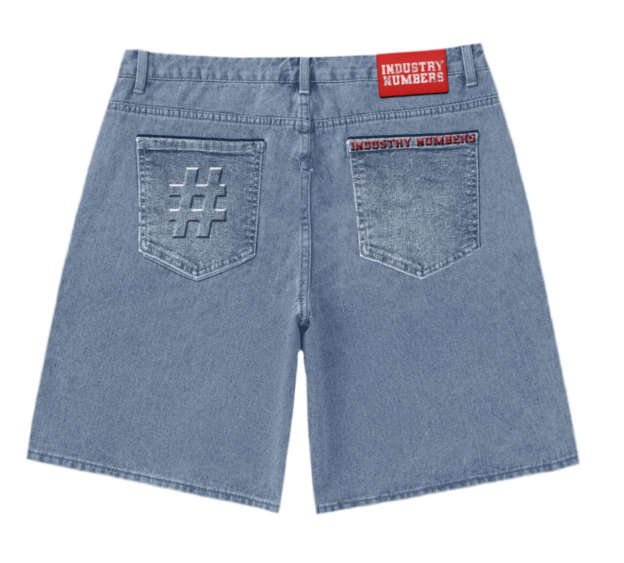 Industry Numbers Jorts (BLUE)
